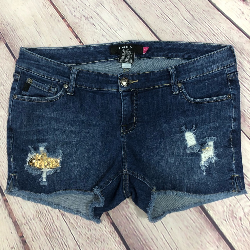 Torrid denim shorts